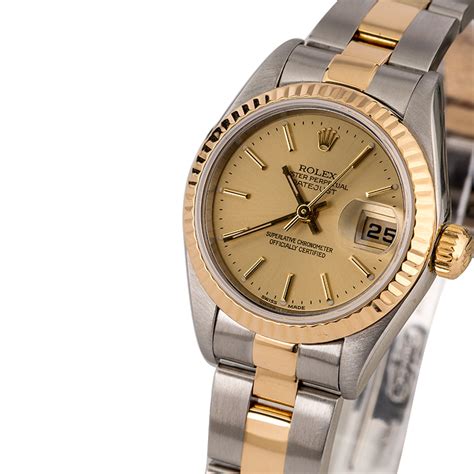 ladies 2 tone rolex watch no date|ladies rolex 28mm datejust.